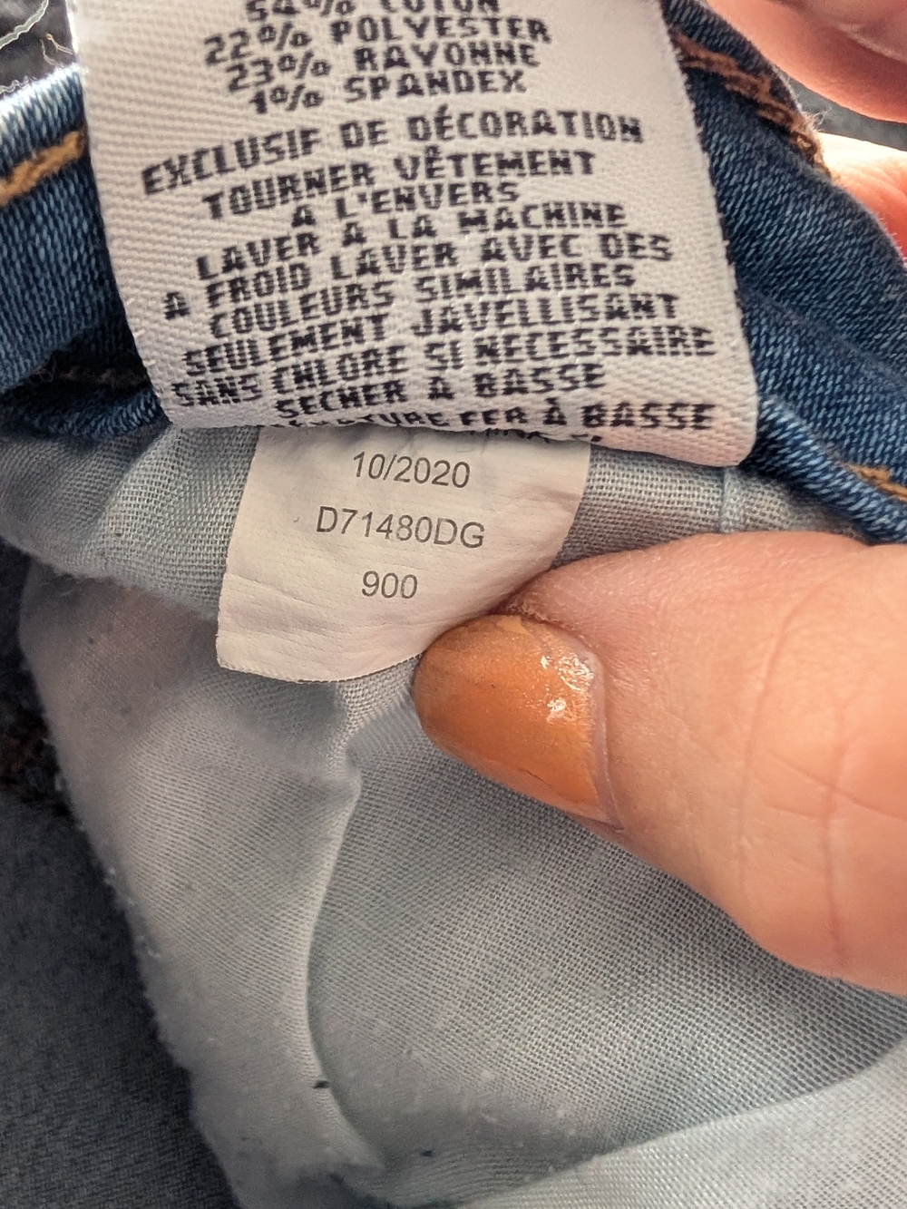 DKNY Girls Blue Denim Jeans Distressed